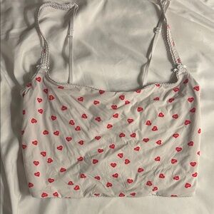 SKIMS Red Heart Print Tank